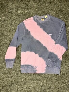 Levi's Women's Tie-Dye Crewneck Sweatshirt - Pink & Blue